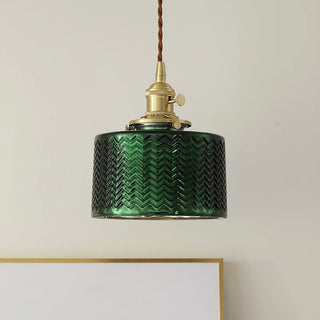 Celako™ Jadeite Pendant Light | Green Glass Japan Wabi Sabi Bedroom Lighting