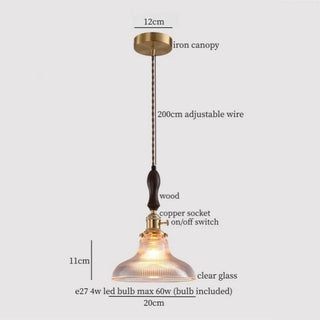 Celako™ Auriglaze Pendant Light | Clear Glass Nordic Minimalism