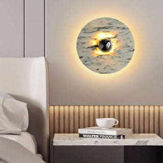 Celako™ Orbimar Wall Light | Marble Living Room Lighting
