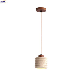 Celako™ Tufano Pendant Light | Yellow Travertine Kitchen Island Lighting