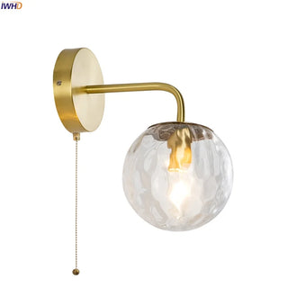 Celako™ Vitrelli Wall Light | Copper Bedroom Lighting