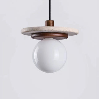 Celako™ Pietrana Pendant Light | Yellow Travertine Bedroom Lighting