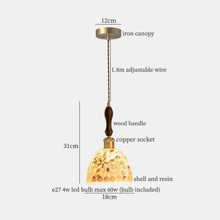 Celako™ Vetrata Pendant Light | Resin Kitchen Island Lighting