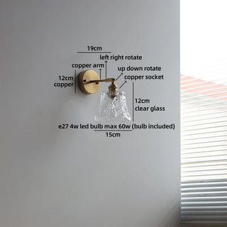Celako™ Fioren Wall Light | Glass Living Room Lighting