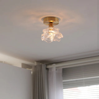 Celako™ Opalise Ceiling Light | Glass Copper Kitchen Island Lighting
