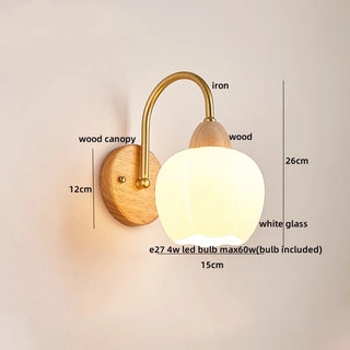 Celako™ Opaleon Wall Light | Glass Living Room Lighting