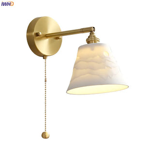 Celako™ Vestra Wall Light | Copper Ceramic Bedroom Lighting