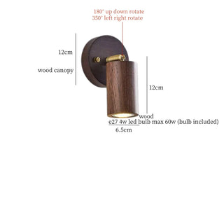 Celako™ Hinoku Wall Light | Wood Japan Wabi Sabi