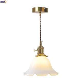Celako™ Lumiora Pendant Light | White Glass Kitchen Island Lighting