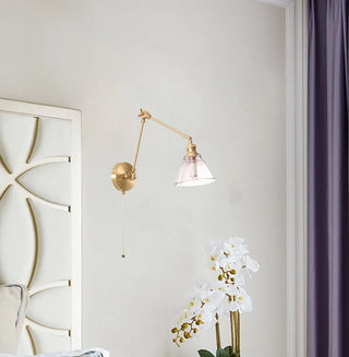 Celako™ Cuprilis Wall Light | Glass Bedroom Lighting