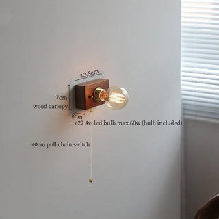 Celako™ Arbiora Wall Light | Wood Bedroom Lighting