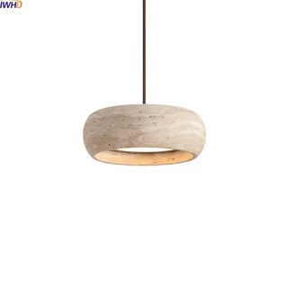 Celako™ Taverti Pendant Light | Yellow Travertine Kitchen Island Lighting