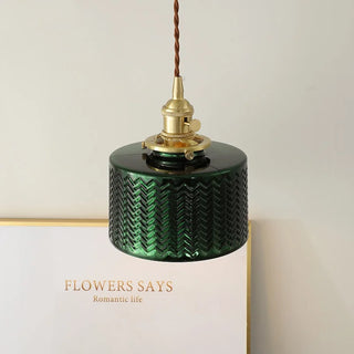 Celako™ Jadeite Pendant Light | Green Glass Japan Wabi Sabi Bedroom Lighting