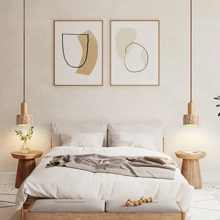 Celako™ Travitura Pendant Light | Yellow Travertine Vintage