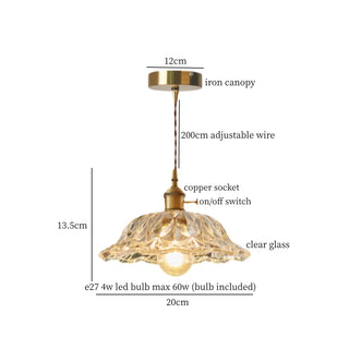 Celako™ Vitriance Pendant Light | Glass Bedroom Lighting