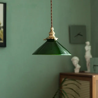 Celako™ Verdaline Pendant Light | Green Glass Kitchen Island Lighting
