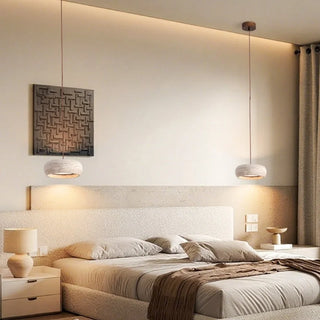 Celako™ Calcaris Pendant Light | Yellow Travertine Kitchen Island Lighting