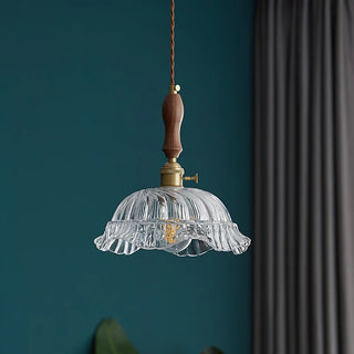 Celako™ Auravitro Pendant Light | Clear Glass Stone Kitchen Island Lighting