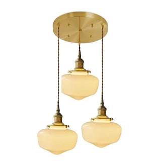 Celako™ Lattea Pendant Light | Glass Stone Bedroom Lighting