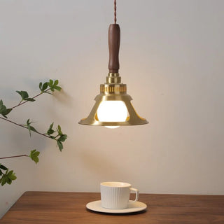 Celako™ Kurumi Pendant Light | Copper Walnut Dining Room Lighting