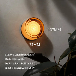 Celako™ Vitrene Wall Light | Glass Bedroom Lighting