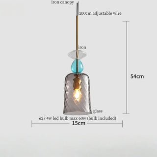 Celako™ Vetrisa Pendant Light | Glass Kitchen Island Lighting