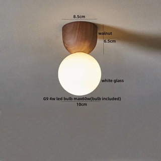 Celako™ Noceva Ceiling Light | Glass Walnut Kitchen Island Lighting