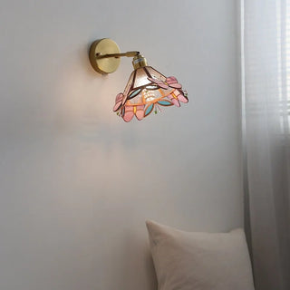 Celako™ Vitrune Wall Light | Glass Copper Bedroom Lighting
