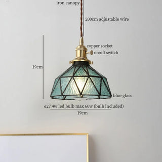 Celako™ Tenmaru Pendant Light | Glass Japan Vintage Kitchen Island Lighting