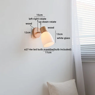 Celako™ Ivra Wall Light | Ceramic Bedroom Lighting