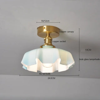 Celako™ Glintz Ceiling Light | Glass Bedroom Lighting