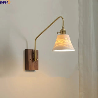 Celako™ Cerune Wall Light | Copper Ceramic Bedroom Lighting