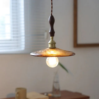 Celako™ Succinea Pendant Light | Amber Glass Kitchen Island Lighting