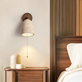 Celako™ Auretrine Wall Light | Yellow Travertine Living Room Lighting