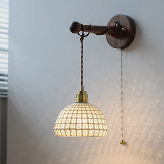 Celako™ Hikari Wall Light | Ceramic Bedroom Lighting