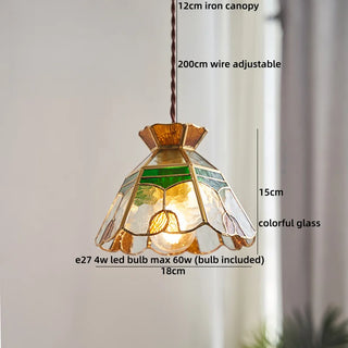 Celako™ Aurette Pendant Light | Glass Vintage Bedroom Lighting