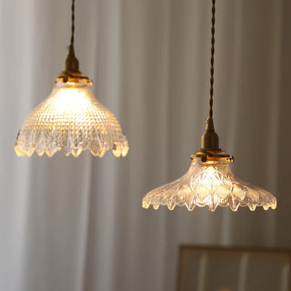 Celako™ Cuivrea Pendant Light | Copper Glass Bedroom Lighting