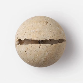 Celako™ Fessura Wall Light | Yellow Travertine Bedroom Lighting