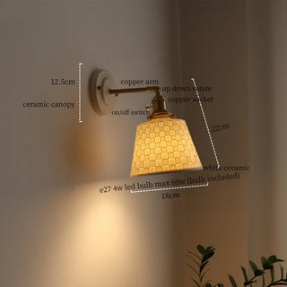 Celako™ Striata Wall Light | Ceramic Vintage Kitchen Island Lighting