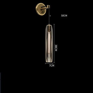 Celako™ Crisara Wall Light | Crystal Bedside Lighting