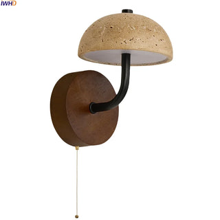 Celako™ Lumastra Wall Light | Yellow Travertine Bedroom Lighting