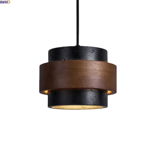 Celako™ Kuroishi Pendant Light | Black Travertine Kitchen Island Lighting