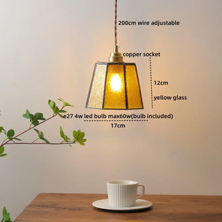 Celako™ Vitralo Pendant Light | Glass Bedroom Lighting
