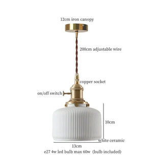 Celako™ Aurecera Pendant Light | Ceramic Nordic Minimalism Bedroom Lighting