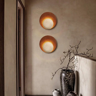 Celako™ Seluna Wall Light | Travertine Living Room Lighting