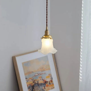 Celako™ Satinato Pendant Light | Frosted Glass Bedroom Lighting