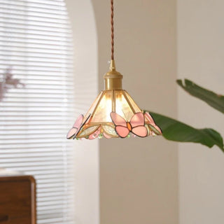 Celako™ Aurielle Pendant Light | French Vintage Glass Bedroom Lighting