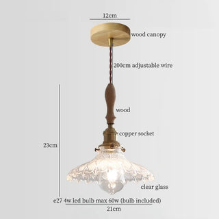 Celako™ Aurivita Pendant Light | Glass Bedroom Lighting
