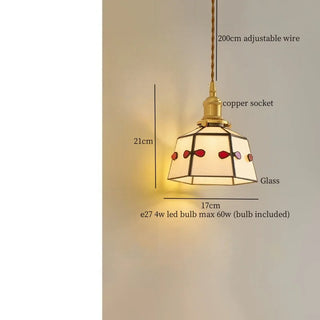 Celako™ Vitriana Pendant Light | Glass Bedroom Lighting