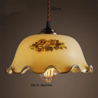 Celako™ Verdia Pendant Light | Glass Dining Room Lighting